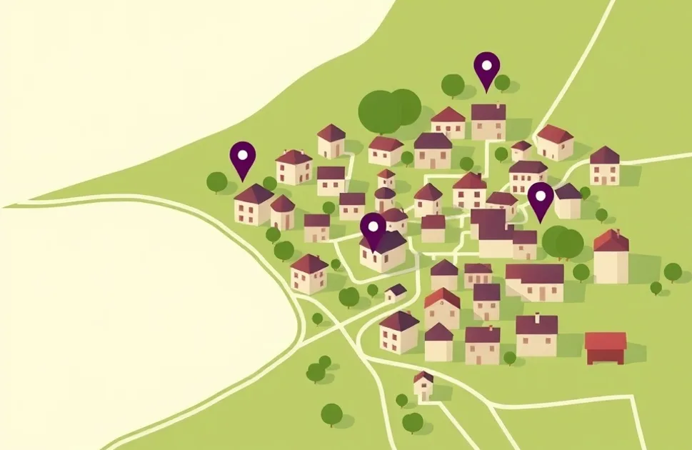 Carte du secteur d'intervention autour de Voisins-le-Bretonneux (78960)